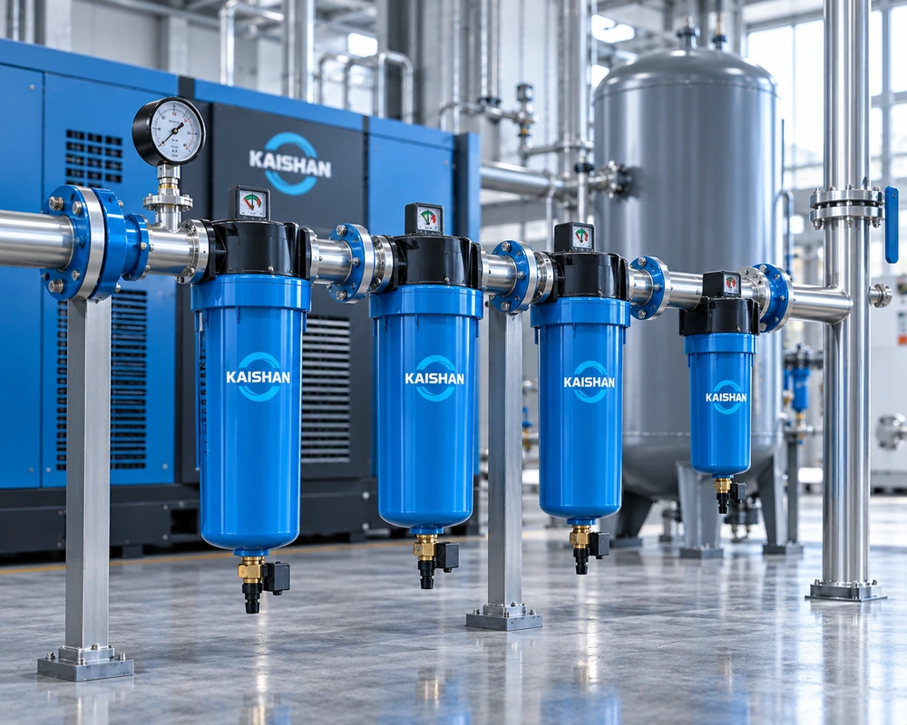 Industrial compressed air filters
