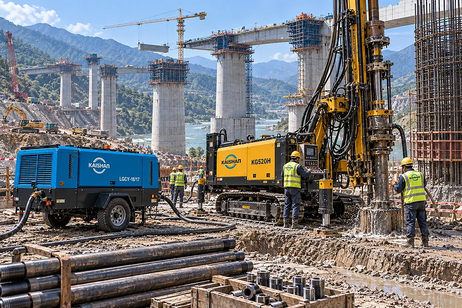 Bridge and foundation construction