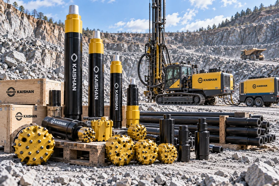 DTH hammers and drill bits