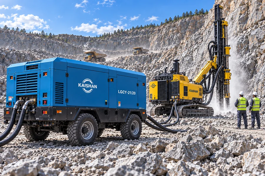 Kaishan high-pressure portable air compressor