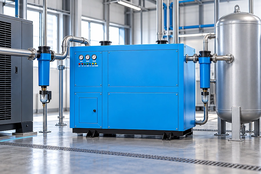 ![Refrigerated air dryer cooling compressed air to remove moisture and improve air quality](https://kaishanpro.com/wp-content/uploads/2026/09/How-Do-Refrigerated-Air-Dryers-Work.webp "Refrigerated Air Dryer")