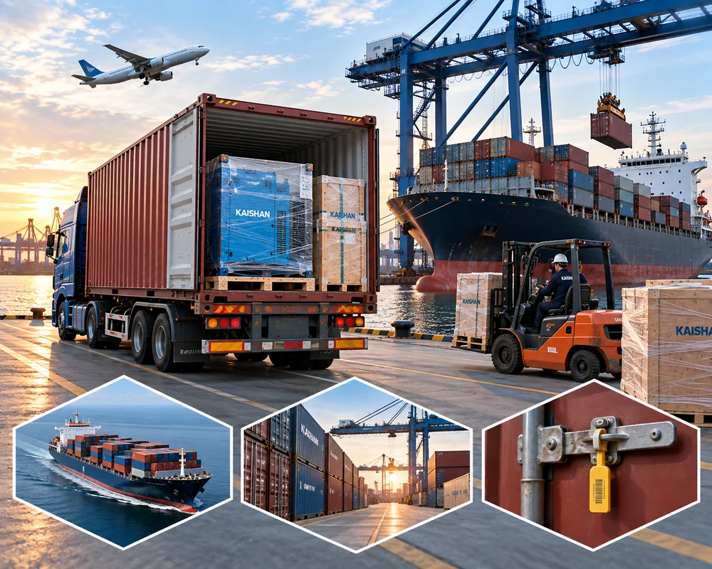 Shipping container and seal information recorded for transportation