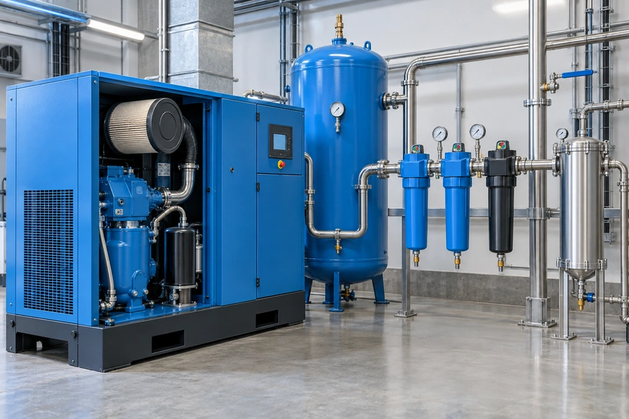 ![Compressor filter removing contaminants to protect air quality and equipment performance](https://kaishanpro.com/wp-content/uploads/2026/09/What-Is-a-Compressor-Filter.webp "Compressor Filter")