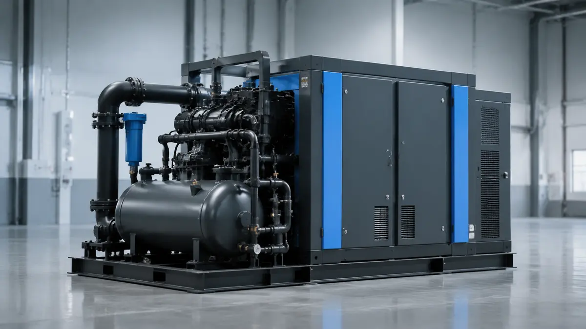 Kaishan industrial rotary screw air compressor system