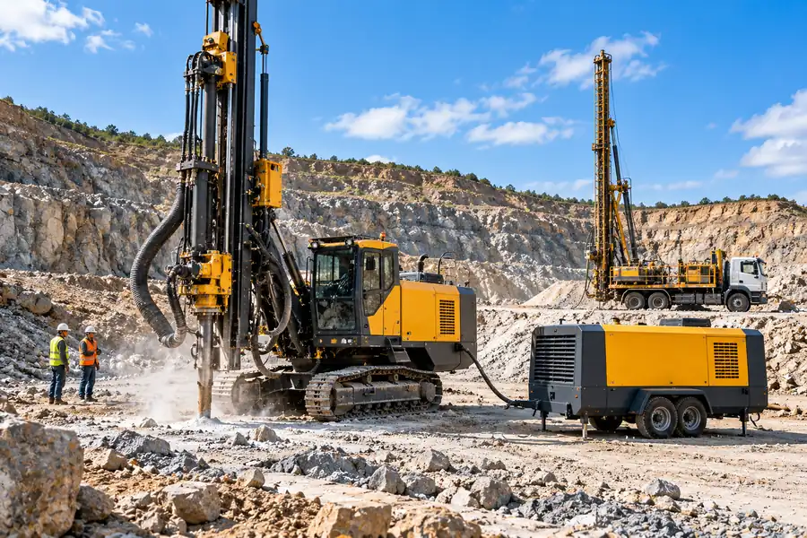 ![Eight types of drilling rigs compared for construction mining and industrial drilling applications](https://kaishanpro.com/wp-content/uploads/2026/10/8-Types-of-Drilling-Rigs-But-Which-One-Is-Right-for-You.webp "Eight Types of Drilling Rigs")