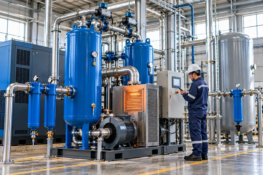 ![Regenerative desiccant dryer regeneration temperature for effective moisture removal and compressed air drying](https://kaishanpro.com/wp-content/uploads/2026/10/What-Is-the-Regeneration-Temperature-of-a-Regenerative-Desiccant-Dryer.webp "Desiccant Dryer Regeneration Temperature")